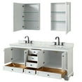 thumbnail image 4 of Wyndham Collection WCS202080DKGCMUNOMED Deborah 80" Free Standing Double Vanity Set - Dark, 4 of 7