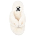 thumbnail image 4 of Brinley Co. Women's Soft Faux Fur Slip On Slippers, 4 of 7