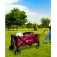 thumbnail image 3 of Ozark Trail Outdoor Quad-Folding Adult Use Wagon with Telescoping Handle, Red, Polyester, 21.6" Height, 3 of 7