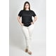 thumbnail image 4 of Blusa con detalle de perlas Roman Fashion /Tallas Extras, 5127 (Negro) negro 38, 4 of 5