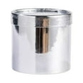 thumbnail image 1 of Rose Cardboard Party Box with Lids Flower Bucket Storage Wrapping Decoration Gift Present Packaging Handhold Round Wedding Party Storage Ornaments Silver, 1 of 9