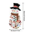 thumbnail image 5 of Dserfhy DIY Felt Christmas Snowman Set with 34 Pcs Detachable Ornaments Large Snowman DIY Crafts Christmas Door Wall Hanging Decoration for Winter Holiday Party Decor, 5 of 8