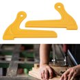 thumbnail image 4 of 2pcs V Type Wood Saw Push Sticks,Guides Wood Safe and Convenient,ABS Handle Design, Yellow, 20.5cm Length,For Router Table, Shaper, 4 of 7