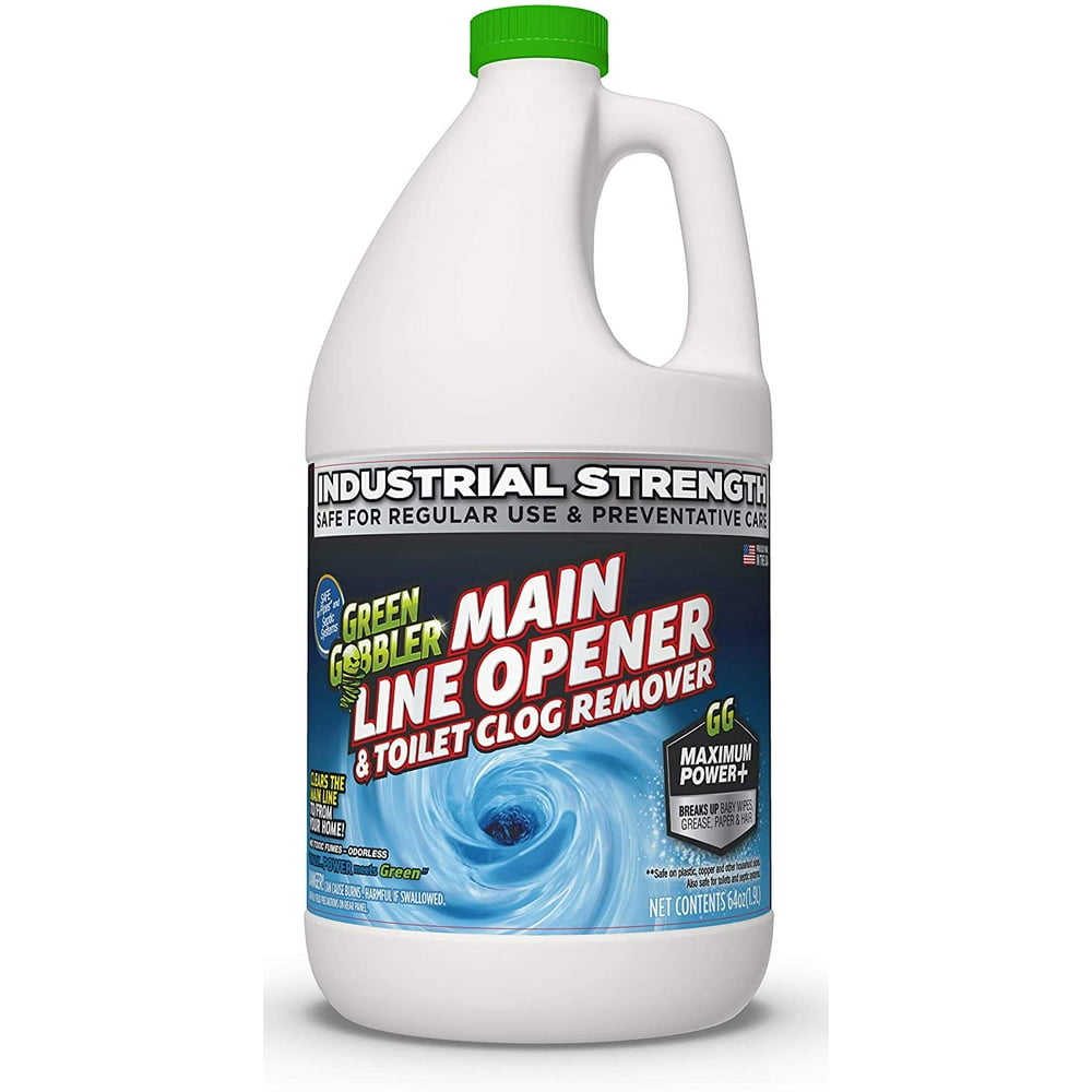 Green Gobbler Ultimate Main Drain Opener + Drain Cleaner + Hair Clog