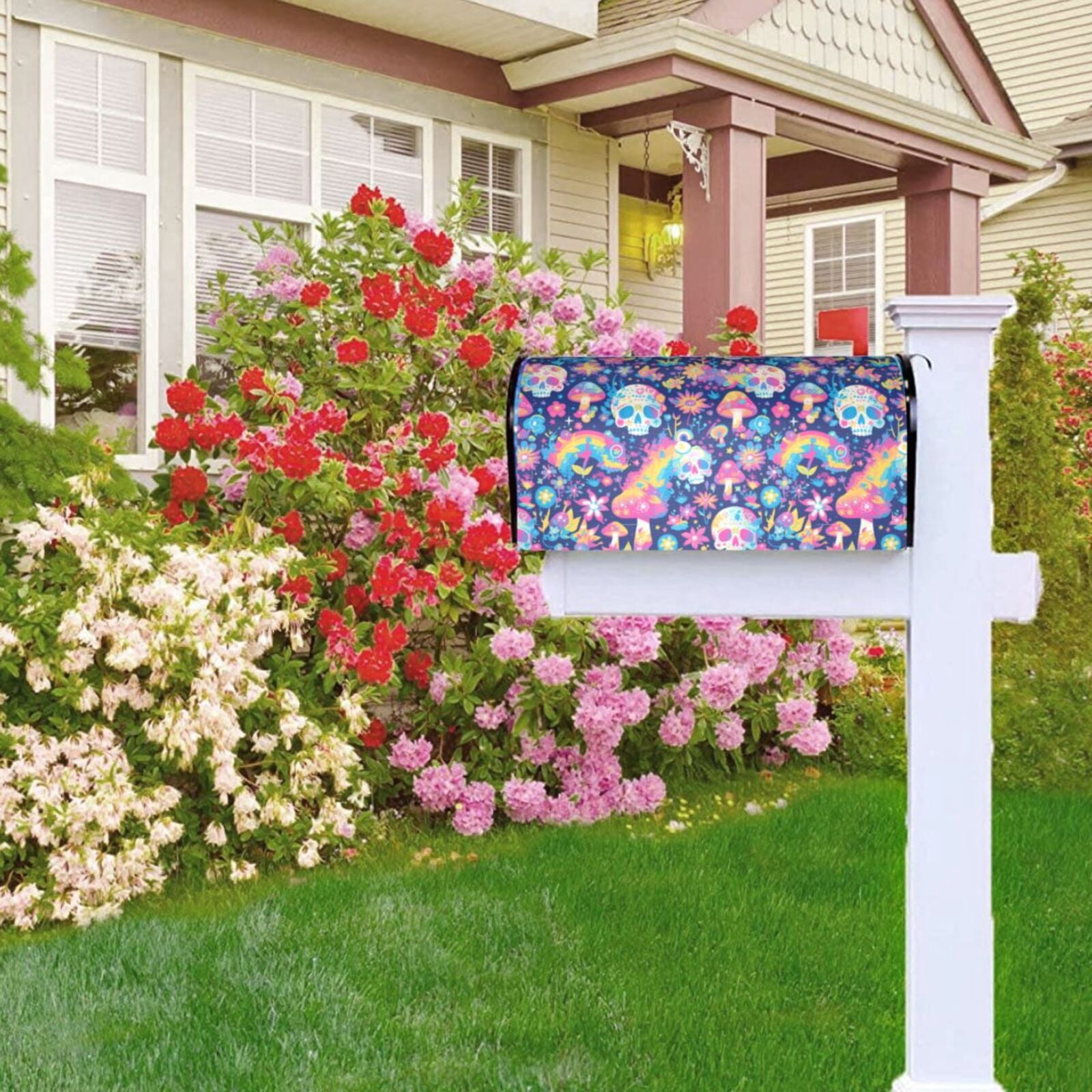 Kdxio Magnetic Mailbox Cover 21x18 in Mailbox Cover Outdoor Decoration Holiday Mailbox Covers for Home Garden Yard-21x18 in