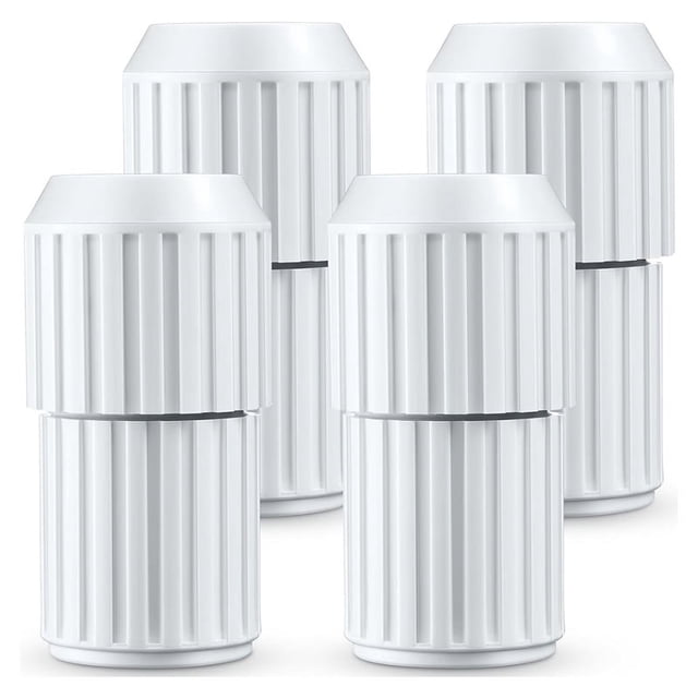 4 Pcs Perche Télescopique de Piscine Blanche Caméra Externe Pièces de Perche de Piscine Perche Télescopique d'Extension Remplacement de Verrou de Caméra