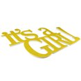 thumbnail image 2 of Homeford It's a Girl Glittered EVA Foam Decoration, 22-3/4-inch, Gold, 2 of 3