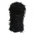 thumbnail image 4 of Gorro de invierno shamjiam Pasamontañas térmicos con capucha negro, 4 of 8