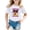 White, variant on Girl Shirts Size 11-12Y Unisex Cartoon Character Print Short Sleeve Round Neck Tee Summer Casual Girls Clothes