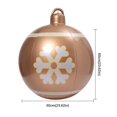 thumbnail image 2 of Christmas Decorative Inflatable Balloon,Giant Christmas Balloon with Inflatable Tube,PVC Inflatable Ball Christmas Festival Accessory Party Prop for Home Indoor Outdoor Xmas Decoration(23.62in), 2 of 6