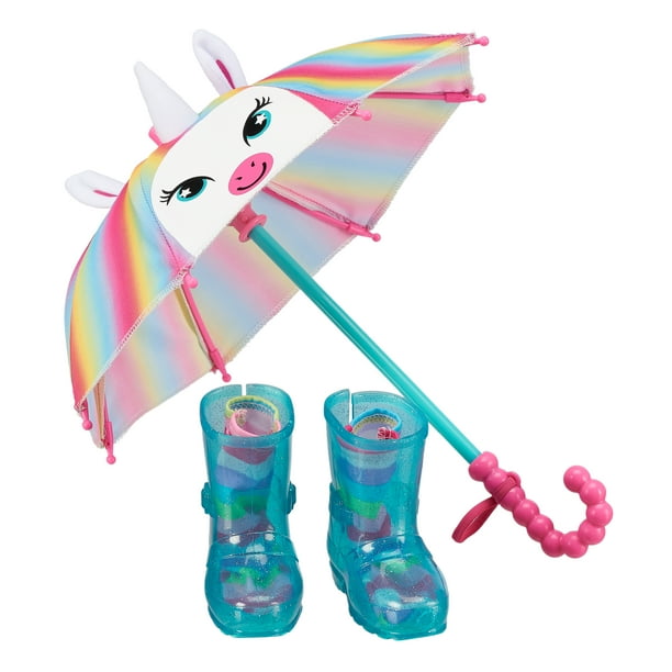 My Life As Rainy Day Toy Accessories Play Set for 18inch Dolls, 3