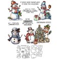 thumbnail image 3 of Troqueles de corte de muñeco de nieve de invierno y Navidad de Mangocraft, sellos transparentes, troqueles de metal para álbumes de recortes, sellos de silicona para hacer tarjetas, 3 of 5