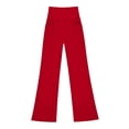thumbnail image 5 of Rotm Bell Bottoms for Girls Teen Girls Leegings High Waist Flare Pants Solid Color Casual Sport Yoga Pants Red,7-8 Years, 5 of 6