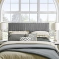 thumbnail image 4 of Modway Keira Full / Queen Performance Velvet Headboard in Gray, 4 of 8