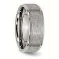 thumbnail image 5 of Titanium Ridged Edge 8mm Brushed and Polished Band, 5 of 10