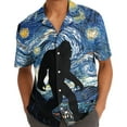 thumbnail image 5 of Retro Bigfoot Hawaiian Shirts for Men Casual Vintage Sasquatch Mens Hawaiian Shirts Short Sleeve Button Down Shirt, 5 of 7