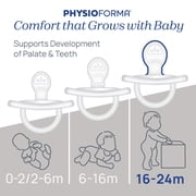 Chicco PhysioForma Dual Soft Pacifier Mulberry 16-24m 2pk