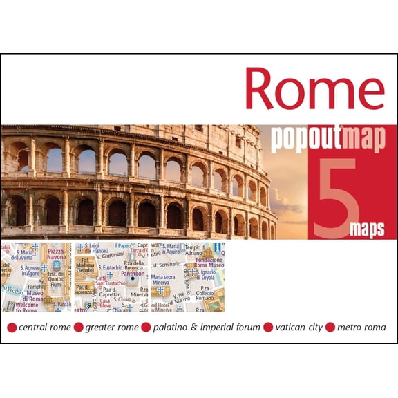 Rome Popout Map, (Paperback)