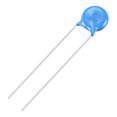thumbnail image 1 of Unique Bargains Céramique Condensateur Kit 3KV 1000PF Condensateurs à Disque pour DIY Circuit Électronique, Pack de 60, Bleu, 1 of 3