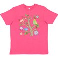 thumbnail image 3 of Inktastic Cozy Birds, Tree and and Flowers Youth T-Shirt, 3 of 5
