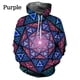 thumbnail image 2 of Sudadera con capucha con estampado 3D de fragmentos geométricos para hombre, sudadera con capucha de manga larga informal con patrón hipnótico de vértigo colorido, 2 of 5