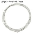 thumbnail image 2 of Uxcell 16.4Ft-1mm High TEMP Silicone Fiberglass Sleeve Insulation Cable Protectors Beige, 2 of 5