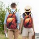 thumbnail image 4 of Fotbe Shark Underwater Vortex Mochila de Lona con Estampado, Mochila Duradera, Mochila Versátil de Alta Calidad, Mochila Compacta Vintage-Medium, 4 of 5