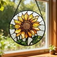 thumbnail image 7 of Sunrise Stained Glass Window Hanging Ornament for Home Celebration Day Keepsake Decorative Piece Christmas Ornaments, 7 of 7