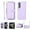 Purple, variant on SaniMore for Samsung Galaxy Z Fold 4 Buisness Case, Zipper Purse [Card Holders] Magnetic Clasp Kickstand Wrist/Crossbody Chain Lanyard PU Leather Wear-resistant Full Protective Wallet Shell, Purple