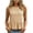 Khaki-cgR, variant on QGJZVUNL Women Gingham Sleeveless Shirts Crewneck Tank Tops Business Casual Outfits Baggy Vest Top Size L
