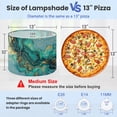 thumbnail image 5 of Linen Drum Lampshades Marble abstract acrylic Nature blue marbling artwork 13"x13"x10" Light Shade for Table Lamps Floor Lamp Shades Lampshade Replacement Assembly Required, 5 of 8