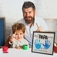 thumbnail image 5 of Father Day Sale!Best Dad Ever Hands Down Sign,Custom Father's Day Diy Handprint Wooden Plaque with Kid's Name,Diy Handprint Plaque for Daddy/Dad/Grandpa/Papa,Personalized Father's Day Gifts, 5 of 8