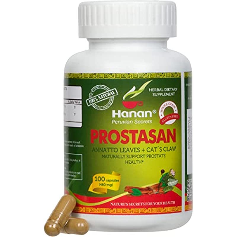 Prostasan Prostate Care 100 Capsules of Cat’s Claw (UNA de Gato) and