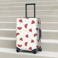 thumbnail image 5 of Uemuo Hand Drawn Watermelon Printed Washable Luggage Cover - Fashion Suitcase Protector Fits 18-32 Inch Luggage -Large, 5 of 9