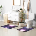 thumbnail image 6 of Yayeee Bath Rug for Bathroom Floor Non Slip Rectangle Fluffy Soft Absorbent Mat, 16"x24", Pink Road, 6 of 7