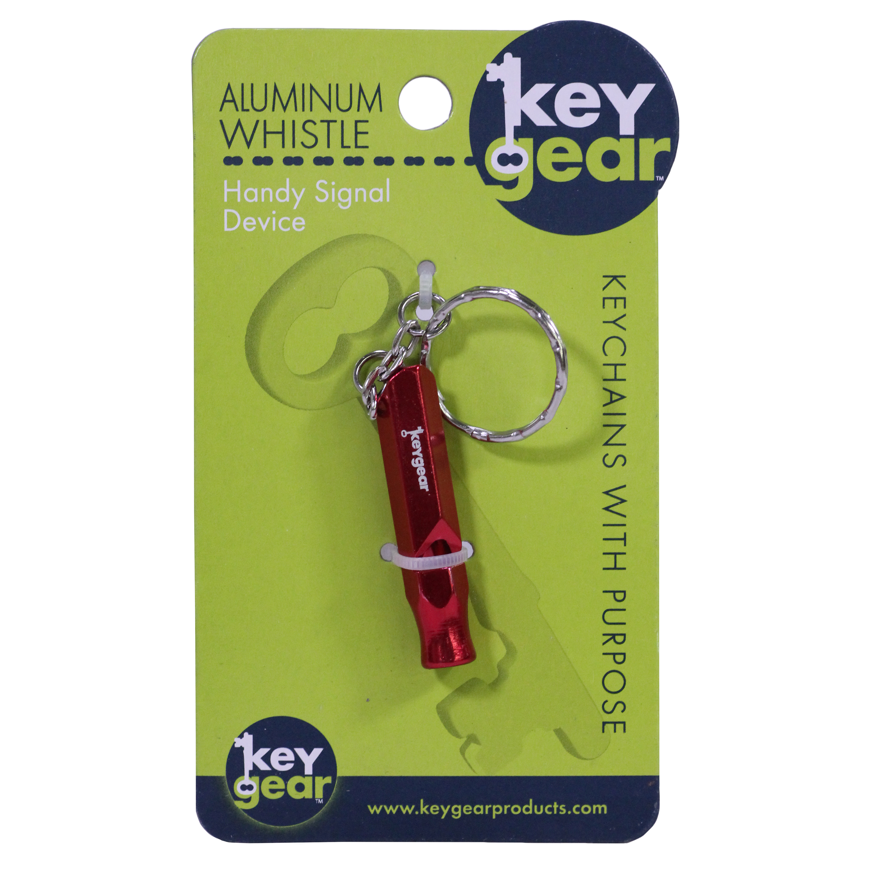 Aluminum Whistle, Red