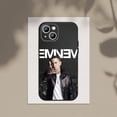 thumbnail image 3 of Singer E-Eminem funda de teléfono para Apple iPhone 15,14,13,12,11,XS,XR,X,8,7,Pro,Max,Plus,mini funda negra de silicona, 3 of 5