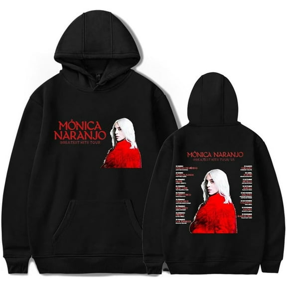 Monica Naranjo Greatest Hits Tour 2025 Merch Hoodie Pockets Drawstring Unisex Hooded Sweatshirt Fashion Clothing