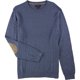 thumbnail image 1 of Tasso Elba Mens Chevron Patterned Knit Pullover Sweater, Azul, XX-Large, 1 of 1