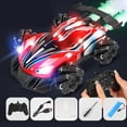 thumbnail image 2 of RC Stunt Car With Light Music RC Race Car 2.4G Remote Control USB Charging Double Rotating Off Road Vehicle 360° Toys, 2 of 8