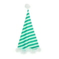 thumbnail image 6 of Aislor Girls Christmas Party Candy Cane Costume Striped Figure Skating Dance Tutu Dress with Santa Hat Green 8, 6 of 7