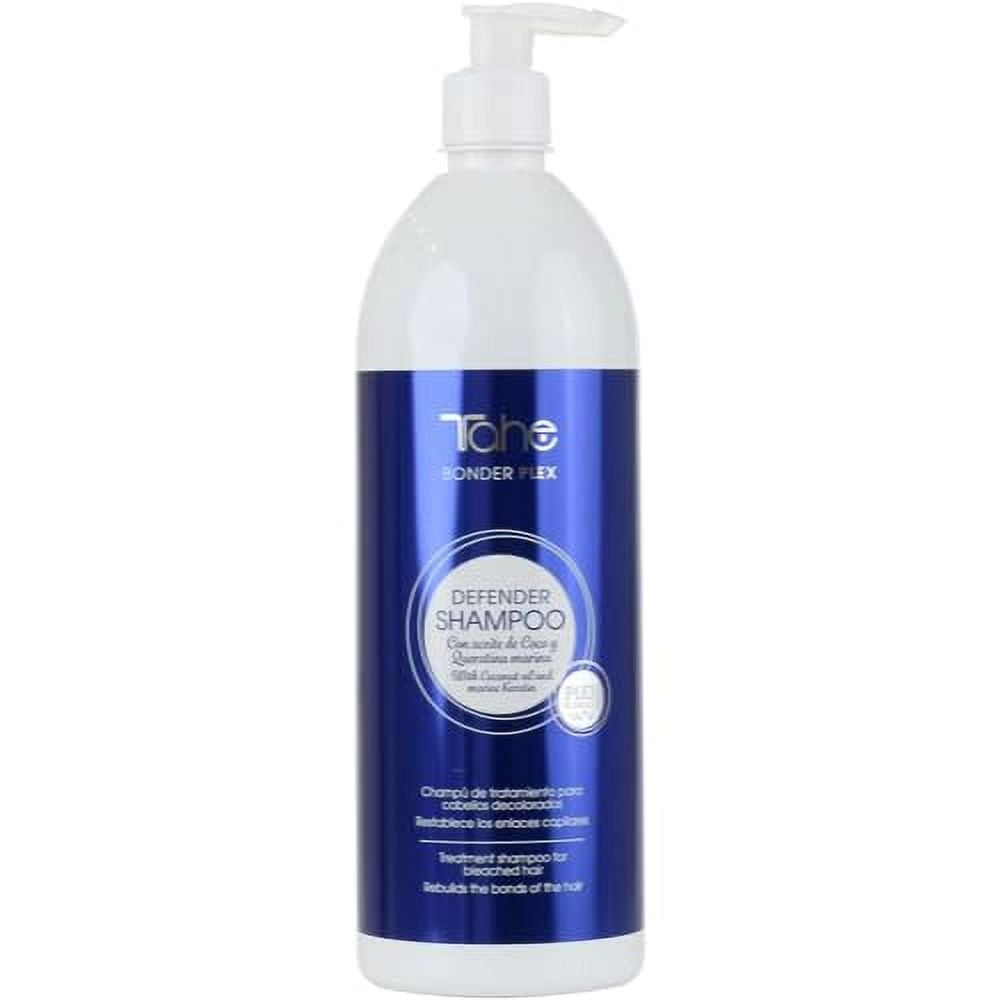 Tahe Defender Kit - Shampoo 1000ml + Mask 1000ml For Blonde Hair, With Coconut Oil and Marine Keratin