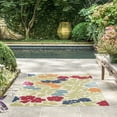 thumbnail image 7 of Oasis Modern Multi-Color Indoor Outdoor Area Rug, 6.7' x 9', 7 of 7