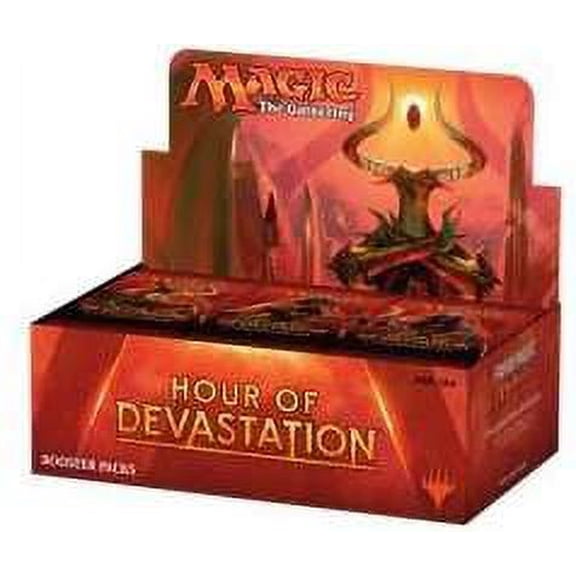 Collectible MtG Trading Card Game Hour of Devastation Booster Box (Russian)