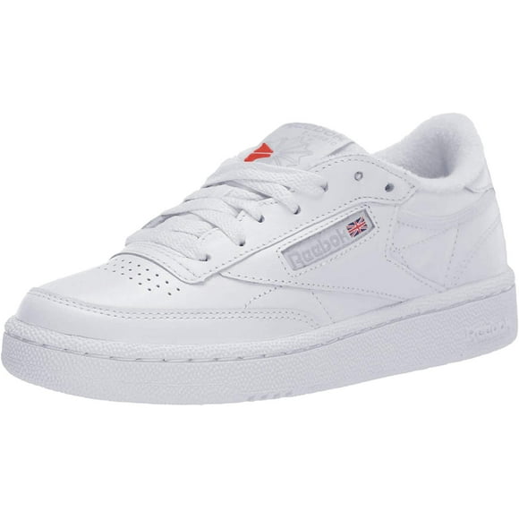 Reebok Chaussure de Marche Club C 85 pour Hommes, Blanc/gris Transparent, 4 m US