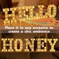 thumbnail image 4 of LED Letter Lights Sign Letters Light Up Letters Sign for Night Light Wedding Birthday Party Battery Powered Christmas Lamp Home Bar, 4 of 8