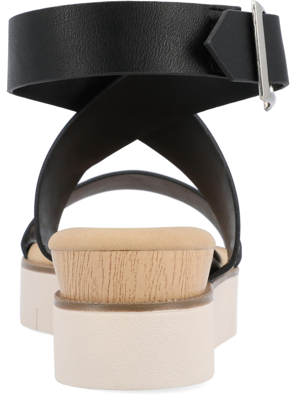 Journee Collection Womens HAVALEE Square toe Casual Ankle Strap