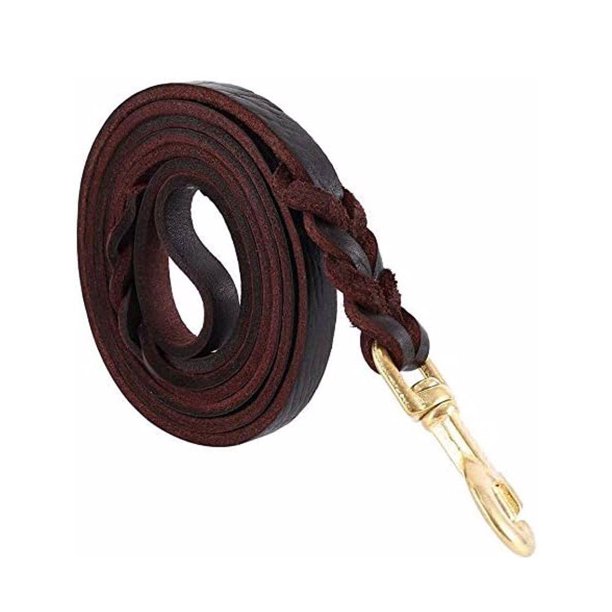 fastboy Dog Leashes With Durable Cowhide Simple Style Maximum Durability Fine Workmanship