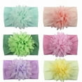 thumbnail image 6 of Kids Girl Baby Headband Infant Newborn Flower Bow Hair Band Accessories, 6 of 6