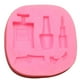 thumbnail image 1 of Moldes de silicona molde para hornear delicado accesorio de molde de caramelo que fabrican herramienta de hornear de moldeo con patrones de cosméticos para uso de bricolaje Tipo 2 Inevent FN009899-03, 1 of 7